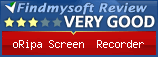 Findmysoft oRipa Screen Recorder Editor's Review Rating