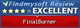 Findmysoft FinalBurner Editor's Review Rating