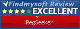 Findmysoft Regseeker Editor's Review Rating