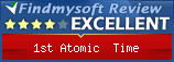 Findmysoft 1st Atomic Time Editor's Review Rating