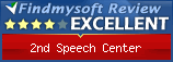 Findmysoft 2nd Speech Center Editor's Review Rating