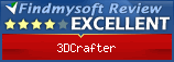 Findmysoft 3DCrafter Editor's Review Rating