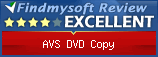 Findmysoft AVS DVD Copy Editor's Review Rating