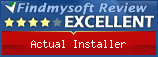 Findmysoft Actual Installer Editor's Review Rating