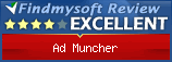 Findmysoft Ad Muncher Editor's Review Rating