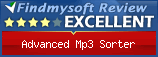 Findmysoft Advanced Mp3 Sorter Editor's Review Rating