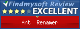 Findmysoft Ant Renamer Editor's Review Rating