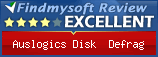 Findmysoft AusLogics Disk Defrag Editor's Review Rating