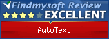 Findmysoft AutoText Editor's Review Rating