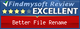 Findmysoft Better File Rename Editor's Review Rating