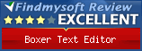 Findmysoft Boxer Text Editor Editor's Review Rating