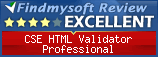 Findmysoft CSE HTML Validator Professional Editor's Review Rating