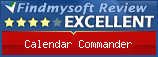 Findmysoft Calendar Commander Editor's Review Rating