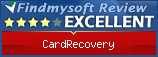 Findmysoft CardRecovery Editor's Review Rating