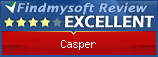 Findmysoft Casper Editor's Review Rating