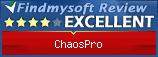 Findmysoft ChaosPro Editor's Review Rating