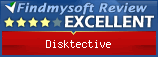 Findmysoft Disktective Editor's Review Rating