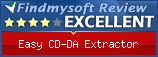 Findmysoft Easy CD-DA Extractor Editor's Review Rating