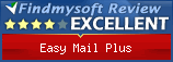 Findmysoft Easy Mail Plus Editor's Review Rating