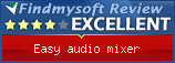 Findmysoft Easy audio mixer Editor's Review Rating
