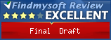 Findmysoft Final Draft Editor's Review Rating