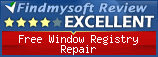 Findmysoft Free Window Registry Repair Editor's Review Rating