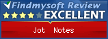 Findmysoft Jot+ Notes Editor's Review Rating