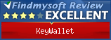 Findmysoft KeyWallet Editor's Review Rating