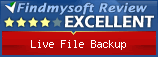 Findmysoft Live File Backup Editor's Review Rating