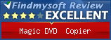 Findmysoft Magic DVD Copier Editor's Review Rating