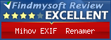 Findmysoft Mihov EXIF Renamer Editor's Review Rating