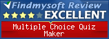 Findmysoft Multiple Choice Quiz Maker Editor's Review Rating