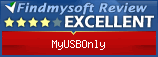 Findmysoft MyUSBOnly Editor's Review Rating