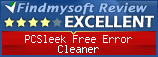 Findmysoft PCSleek Free Error Cleaner Editor's Review Rating