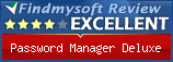 Findmysoft Password Manager Deluxe Editor's Review Rating