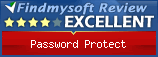 Findmysoft Password Protect Editor's Review Rating