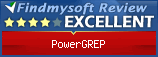 Findmysoft PowerGREP Editor's Review Rating