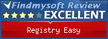 Findmysoft Registry Easy Editor's Review Rating