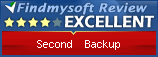 Findmysoft Second Backup Editor's Review Rating