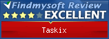 Findmysoft Taskix Editor's Review Rating