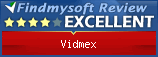 Findmysoft Vidmex Editor's Review Rating