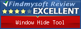 Findmysoft Window Hide Tool Editor's Review Rating
