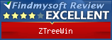 Findmysoft ZTreeWin Editor's Review Rating