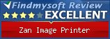Findmysoft Zan Image Printer Editor's Review Rating