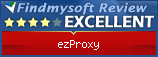 Findmysoft ezProxy Editor's Review Rating