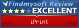 Findmysoft iPrint Editor's Review Rating