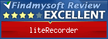 Findmysoft liteRecorder Editor's Review Rating