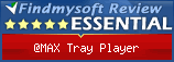 Findmysoft @Max Tray Player Editor's Review Rating