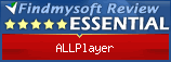 Findmysoft ALLPlayer Editor's Review Rating