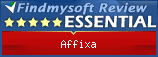 Findmysoft Affixa Editor's Review Rating